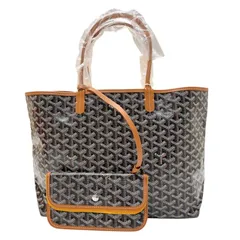 ゴヤール GOYARD サンルイPM ゴヤールディンキャンバス ユニセックス トートバッグ　ブラックのサムネイル
