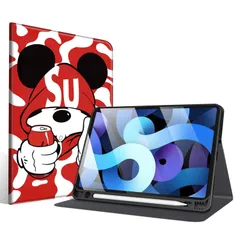 【人気商品】2022/2020 10.9インチ PUレザー ケース iPad air 第5世代 iPad ケース ペン収納 軽量 ケース 薄型 Apple Pencil iPad 収納可能 ワイヤレス充電対応 オートスリープ/ウェイク機能対応 Air4 かわい
