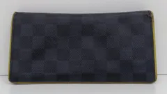 LOUIS VUITTON ルイヴィトン ダミエグラフィット SP4134 ポルトフォイユブラザ 長財布 二つ折り財布 黒 ブラック 切替カラー