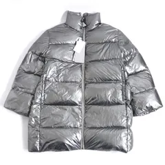 未使用□20-21AW モンクレール×リックオウエンス CYCLOPIC オーバーサイズ ダウンコート 1 メタリックシルバー 正規品 メンズ/レディースのサムネイル