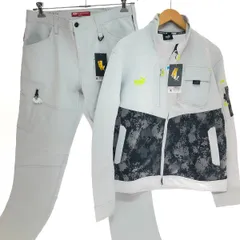 □□PUMA プーマ セットアップ 作業着 3L/LL  PW-3011A/PW-3015A ライトグレー