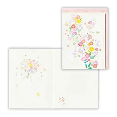 【 新品 未開封 】 ニホンホールマーク 多目的カード シャイニーピンク小花2 EAP816292 未使用 送料無料