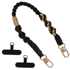 【売切注意】 紛失防止 スマホ落下防止 挟むだけ 手首 手首 手首 携帯ストラップ ins風 ハンドスマホストラップ 頑丈 ストラップ スマホ スマホ おしゃれ ハンドストラップ 編み込み 可愛い スマホストラップ [Kukefa]