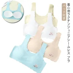ブラ ジュニアブラ ファーストブラ ハーフトップ ジュニア 小学生 シームレス 女の子 下着 女子 ジュニアブラジャー キッズ インナー ブラジャー 子供 キッズブラ 子供 下着#yskma603642のサムネイル