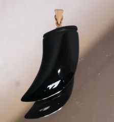 【15％OFF】 K18 YG  オニキス ペンダントヘッド 天然石 ヴィンテージ ジュエリー