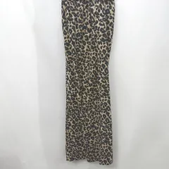 ◇ Θ Kalebee 豹柄 レオパード イージーパンツ サイズ ベージュ系 レディース E  【1505290041317】