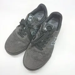 ◇ Θ NEW BALANCE ブランドロゴ入り ローカットスニーカー サイズ23 ブラック系 レディース E  【1502060006798】のサムネイル