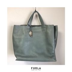 FRULA フルラ ハンドバッグ トートバッグ イタリア製 一枚革 GENUINE LEATHER 本革