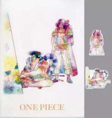 【中古】クリアファイル 光月おでん＆ゴール・D・ロジャー A4クリアファイル＆ステッカーセット 「一番くじ ワンピース ロジャー海賊団～伝説の海賊～」 I賞