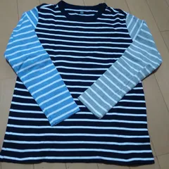 UNIQLO　ユニクロ　長袖ボーダーカットソー　130
