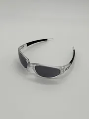 【希少】OAKLEY Straight Jacket USA製 サングラス クリアフレーム ブラックレンズ 希少モデル