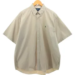 古着 ラルフローレン Ralph Lauren BLAKE 半袖 ボタンダウンシャツ メンズXL相当/eaa553260