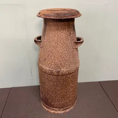 アンティーク ミルク缶 2個セット　レトロ　古道具 レトロ ミルク缶 2個セット アンティーク 古道具