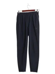 【お得なクーポン配布中!】 ノースフェイス ストレッチ パンツ メンズ S 古着 アウトドア スポーツ ナイロン スリム テーパード イージーパンツ 薄手 ポケット付き 紺