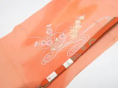 【一輝堂】リサイクル着物 和装小物 帯締め帯揚げセット 高麗組 金糸 刺繍 梅文 帯締 帯揚 25w07-9471