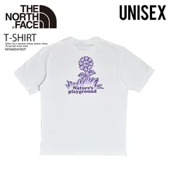 THE NORTH FACE ノースフェイス M FLOWER SS TEE OVERSIZED M 花柄 ショートスリーブ オーバーサイズド 半袖 トップス メンズ レディース ユニセックス 白 ホワイト パープル NF0A8EAYADT ypd0077
