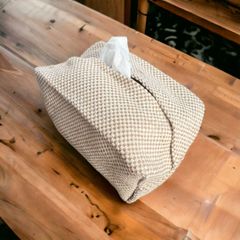 綿麻布 ティッシュカバー ボックス  折り畳み　シンプル　ソフト　おしゃれP1