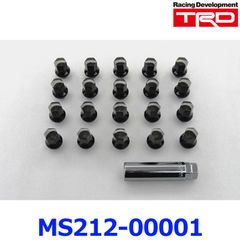 新品未使用 TRD ホイールナットセット MS212-00001 M12×P1.5 17HEX(テーパー座) 20個入り ナット締付用ロングアダプター付き