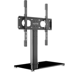 suptek テレビスタンド テレビ台 壁寄せテレビ台 32-55インチ対応 VESA規格400mmx400mmまで 3段目高さ調節可能 耐荷重40KG TS001-02 1