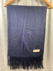 ■ファジアーノ岡山■ストール（ネイビー色）■未使用■自宅保管品■