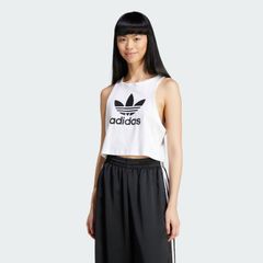 アディダスオリジナルス adidas Originals トレフォイル タンクトップ ストリートファッション レディース KOA18 IP0679 WOMEN TREFOIL TANK TOP WHITE