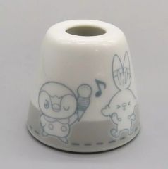 [중고] 잡화 집합 (화이트) / 칫솔 스탠드 좋은 밤 전의 도자기 컬렉션 [이치 반 쿠지 포켓 피스 ~"PEACE"한 밤의 한 때 ~] J상