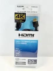 【HY】O【新古品】ELECOM エレコム 【4K対応】 HDMIケーブル 3.0m｜High Speed with Ethernet認証/ARC・HEC対応/金メッキプラグ採用/DH-HD14ER30BK[送料無料(一部地域を除く)]HY002