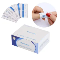 Chimoto 簡単ジェルネイルリムーバー 100pcs ジェルネイルオフコットンGelnail remover 1