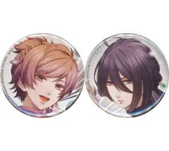 【中古】バッジ・ピンズ [単品] 錦次/桜太郎 描き下ろし缶バッジ2個セット 「Switchソフト 君は雪間に希う ebtenDXパック」 同梱特典