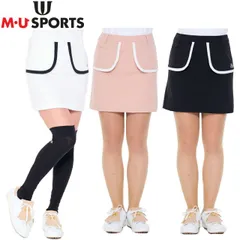 MUスポーツミエコ ウエサコヨーク付きスカート4WAYストレッチ接触冷感撥水レディース ゴルフ ウェア「MIEKO UESAKO 701H2506」2022年春夏モデル