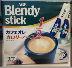 【6個セット】【27本入り】ＡＧＦブレンディスティックカフェオレカロリーハーフ