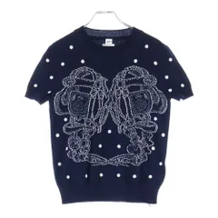 正規品　カシミヤ　オールド　エルメス 半袖　ニット　セーター　黒　L レディース 正規品 カシミヤ オールド エルメス 半袖 ニット セーター 黒 L