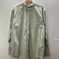 L.L.Bean エルエルビーン 長袖シャツ ボタンダウン チェック柄 マレーシア製 メンズ M-REG イエロー