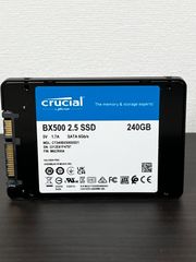 【ほぼ未使用】Crucial 2.5インチ内蔵 SSD 240GB BX500