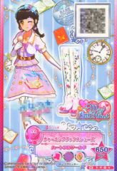 [Used] Aikatsu DCD 3-6-(3)-[R]: Charming Books Shoes