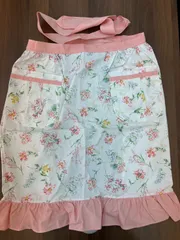 Valentino garavani ヴァレンティノ ガラヴァーニ フラワープリント エプロン ピンク 花柄 カフェエプロン