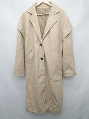 ◇ select MOCA セレクト モカ ロング バックスリット キレイめ 通勤 長袖 コート サイズF ベージュ レディース P  【1405090005604】のサムネイル