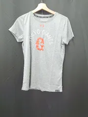 ◇ ⊂ 未使用 UNDER ARMOUR × GIANTS タグ付き 半袖 Tシャツ カットソー サイズLG グレー系 レディース E  【1507230006332】
