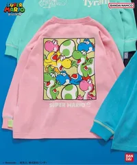 スーパーマリオ　ボックスTシャツ　BREEZE J406775　ピンク　ヨッシー