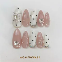 NO.19 ネイル ネイルチップ 現品 オーダー 韓国 フレンチ