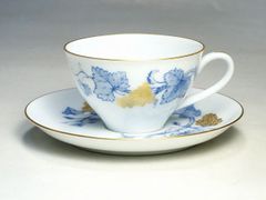 大倉陶園 ティーカップ＆ソーサー 呉須 金彩 葡萄 バラ売り