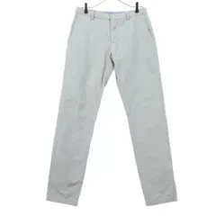 TOMMY HILFIGER トミーヒルフィガー ロゴ刺繍 ロングパンツ 46 グレー メンズ 古着