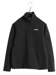 【お得なクーポン配布中!】 16年製 パタゴニア ベターセーター ハーフジップ レディース S 古着 Patagonia アウトドア フリース ジャケット プルオーバー ブルゾン 黒