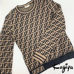 FENDI フェンディ ズッカ ロゴ ニット スウェット サイズ40