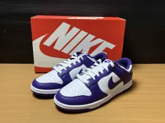 Nike ナイキ Dunk Low Retro ダンク ロー レトロ チャンピオンシップ コートパープル DD1391-104 メンズ US8 26cm ホワイト×パープル