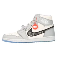 NIKE (ナイキ) ×DIOR AIR JORDAN 1 HIGH OG DIOR CN8607-002 ディオール エアジョーダン1ハイオージーディオール ハイカットスニーカー グレー US11/29cmのサムネイル