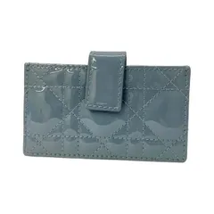 Christian Dior ディオール Lady Dior Jasmine カードケース カナージュ カードホルダー パテントカーフスキン