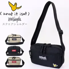 ショルダーバッグ メンズ 斜めがけ マークゴンザレス What it isNt スクエアショルダー ミニショルダーバッグ MarkGonzales 肩掛け スマホ ポーチ 普段使い サブバッグ 軽量 ブランド オシャレ カジュアル メンズ レディース