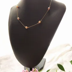 ハンドメイドネックレス　MIXカラー淡水パールネックレス