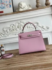 エルメス シルバー サンフラワー パープル シルバーバックル レディース ハンドバッグ｜本日限定特価｜新品未使用